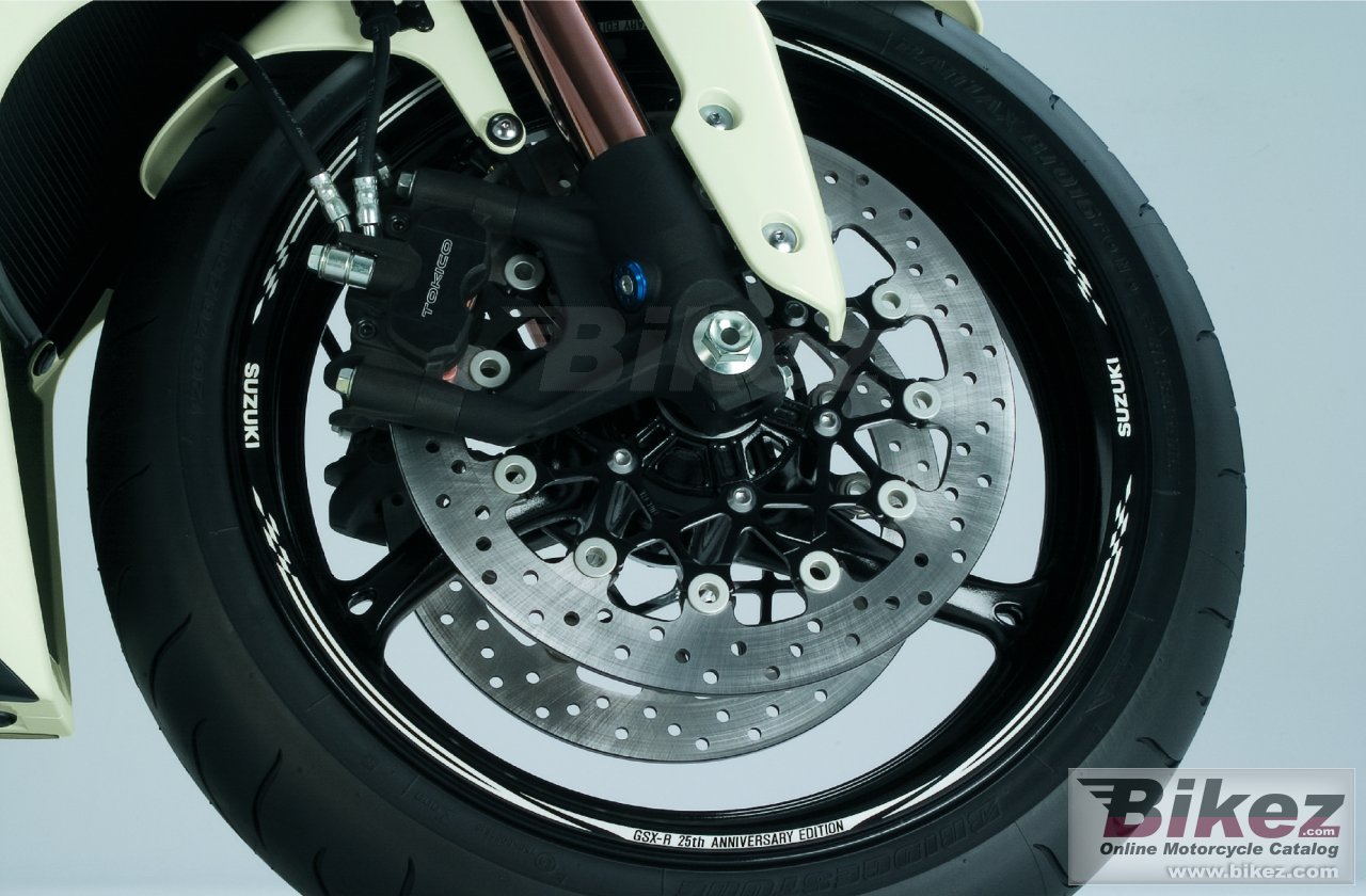 Big Suzuki gsx-r 1000 anniversary picture and wallpaper from Bikez.com